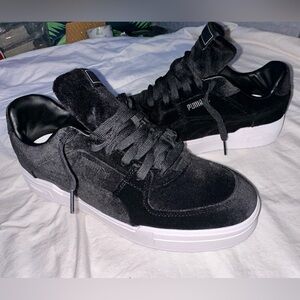 Puma CA PRO Black Velour - 397112 02 - RARE - Size 11